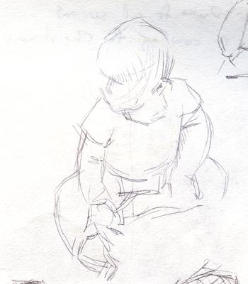 Sketch for Julian - pencil
