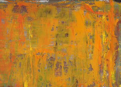 Serene Orange - oil on canvas -sold