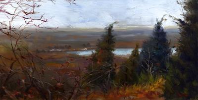 The Appalachian Trail - oil on canvas 12x24